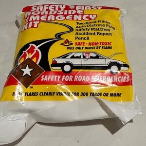 Safety First Roadside Emergency Kit - Yellow
